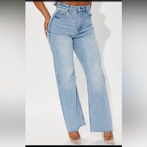 Straight leg jeans